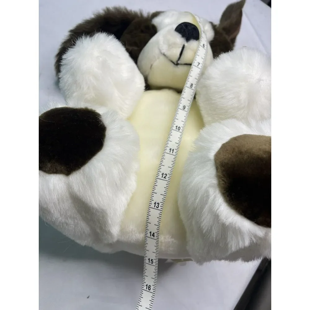a fiesta toys‎ Brown And White Plush Dog 15
